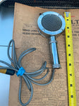 Vtg Astatic Corp Microphone Two Way Radio Ham Set USA CB Chrome NOS? tube Transi
