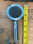 Vtg Astatic Corp Microphone Two Way Radio Ham Set USA CB Chrome NOS? tube Transi