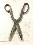 8" Vtg Wiss Rustic Kitchen Scissors w Jar Claw Bottle Opener Nut Cracker rusty