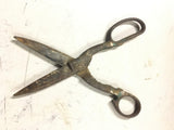 8" Vtg Wiss Rustic Kitchen Scissors w Jar Claw Bottle Opener Nut Cracker rusty