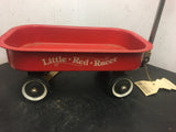 Vintage Little * Red * Racer Wagon red home décor table art small chrome handle