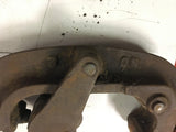 Vtg Saunders Type ??? heavy duty pipe cutter no. 2 w extra blade rustic rusty