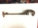 Vtg Saunders Type ??? heavy duty pipe cutter no. 2 w extra blade rustic rusty