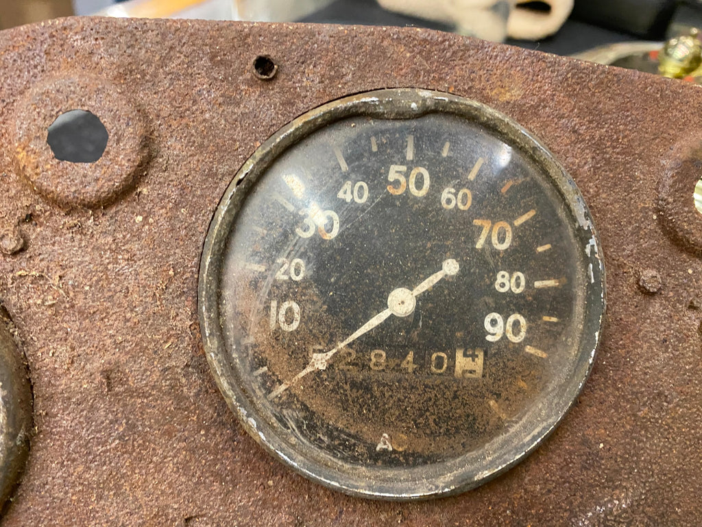 Vintage 1930's Guages AC Chevy? Truck Antique Car Speedometer Fuel Gas ...