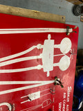 Vtg Snap ON Tools sign Display A/C Service Station Garage Man Cave Decor Oil Gas