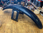 100th anniversary Front Fender Gunmetal Blue Harley Softail Dyna Wide Glide Nice