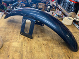 100th anniversary Front Fender Gunmetal Blue Harley Softail Dyna Wide Glide Nice