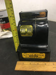 Vintage 1950s Uncle Sam's 3 coin tin register bank tin toy silver coin