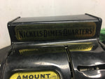 Vintage 1950s Uncle Sam's 3 coin tin register bank tin toy silver coin