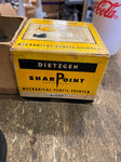 Dietzgen Pencil Sharpner Orig Box 1950's Desk Top Acc Draftsman Architect School