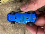 1967 Redline Hot Wheels Silhouette USA Mattel Blue Mattel Vtg Toys