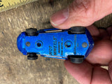 1967 Redline Hot Wheels Silhouette USA Mattel Blue Mattel Vtg Toys