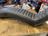 Vtg Chopper Ribbed King Queen Seat Hardtail Old Skool Panhead Shovelhead Ironhea