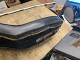 Vtg Chopper Ribbed King Queen Seat Hardtail Old Skool Panhead Shovelhead Ironhea