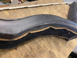 Vtg Chopper Ribbed King Queen Seat Hardtail Old Skool Panhead Shovelhead Ironhea