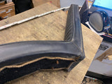 Vtg Chopper Ribbed King Queen Seat Hardtail Old Skool Panhead Shovelhead Ironhea