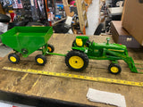 John Deere Farm Toy Precision Diesel Tractor Die Cast 4010 Diesel Elvis Trailer