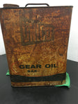 Vint Unico Multi-Purpose GL- 4 Gear Oil 2 Gallon tin Can Gas Station Advertising