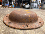 Vtg Dimpled Derby Cover OEM Panhead Knucklhead UL Flathead Harley Tin Primary