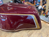 Orig Paint Kawasaki 1979 KZ1300 6 cylinder Gas Tank OEM Vtg Motorcycle Maroon`
