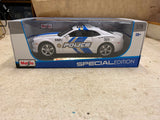 Maisto special edition 2010 Chevrolet Camaro SS RS Police 1/18 diecast white NIB