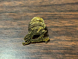 VTG Lot of 2 Gold Plated Harley Davidson Motorcycle Vest Pins Bald Eagle