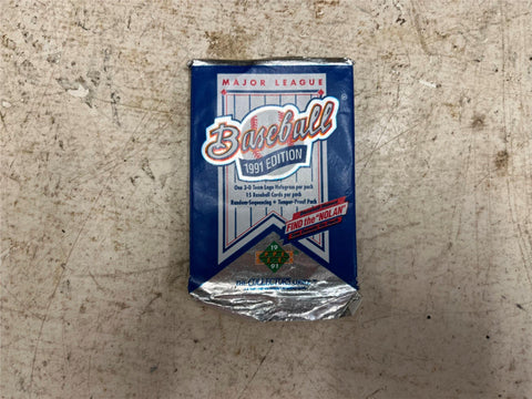 Vtg 1991 Upper Deck Major League Baseball card Wax Pack Nolan Ryan
