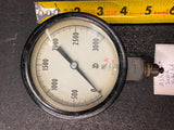 Maxisafe 3000lb Pressure gauge Hydraulic Machine shop Steam Punk 4"