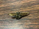 VTG Lot of 2 Gold Plated Harley Davidson Motorcycle Vest Pins Bald Eagle