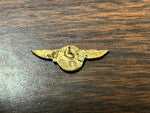 VTG Lot of 2 Gold Plated Harley Davidson Motorcycle Vest Pins Bald Eagle