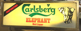 Rare Carlsberg Elephant Malt Liquor Lighted Beer Sign Breweriana Mancave works