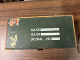 VTG 1964 GI Joe Army Soldier Foot Locker 12" Wooden Storage Box