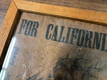 VTG Antique For California! The Good Schooner Capt. Thomas Dodge Original?