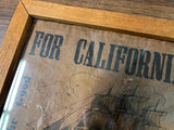 VTG Antique For California! The Good Schooner Capt. Thomas Dodge Original?