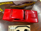 Mint! 1971 Promo Car Plymouth Road Runner Rally Red Orig Box Mopar 6 pack Hemi