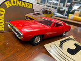 Mint! 1971 Promo Car Plymouth Road Runner Rally Red Orig Box Mopar 6 pack Hemi