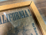VTG Antique For California! The Good Schooner Capt. Thomas Dodge Original?