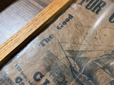 VTG Antique For California! The Good Schooner Capt. Thomas Dodge Original?