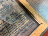 VTG Antique For California! The Good Schooner Capt. Thomas Dodge Original?