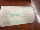 Mint! 1971 Promo Car Plymouth Road Runner Rally Red Orig Box Mopar 6 pack Hemi