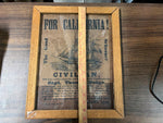VTG Antique For California! The Good Schooner Capt. Thomas Dodge Original?
