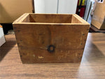 VTG Antique Original Wooden Shipping Crate w/ Railway Express Agency Label