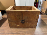 VTG Antique Original Wooden Shipping Crate w/ Railway Express Agency Label