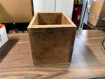 VTG Antique Original Wooden Shipping Crate w/ Railway Express Agency Label