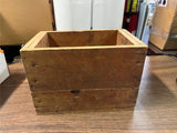 VTG Antique Original Wooden Shipping Crate w/ Railway Express Agency Label