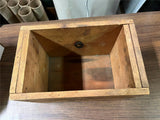VTG Antique Original Wooden Shipping Crate w/ Railway Express Agency Label
