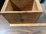 VTG Antique Original Wooden Shipping Crate w/ Railway Express Agency Label