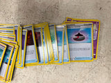 Bag full of 70+ pokemon cards various colors and characters