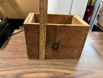 VTG Antique Original Wooden Shipping Crate w/ Railway Express Agency Label
