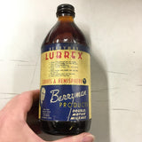 VTG Berryman Lubrex Oil  King George IV Black & White 1 ? Scotland Whisk bottles